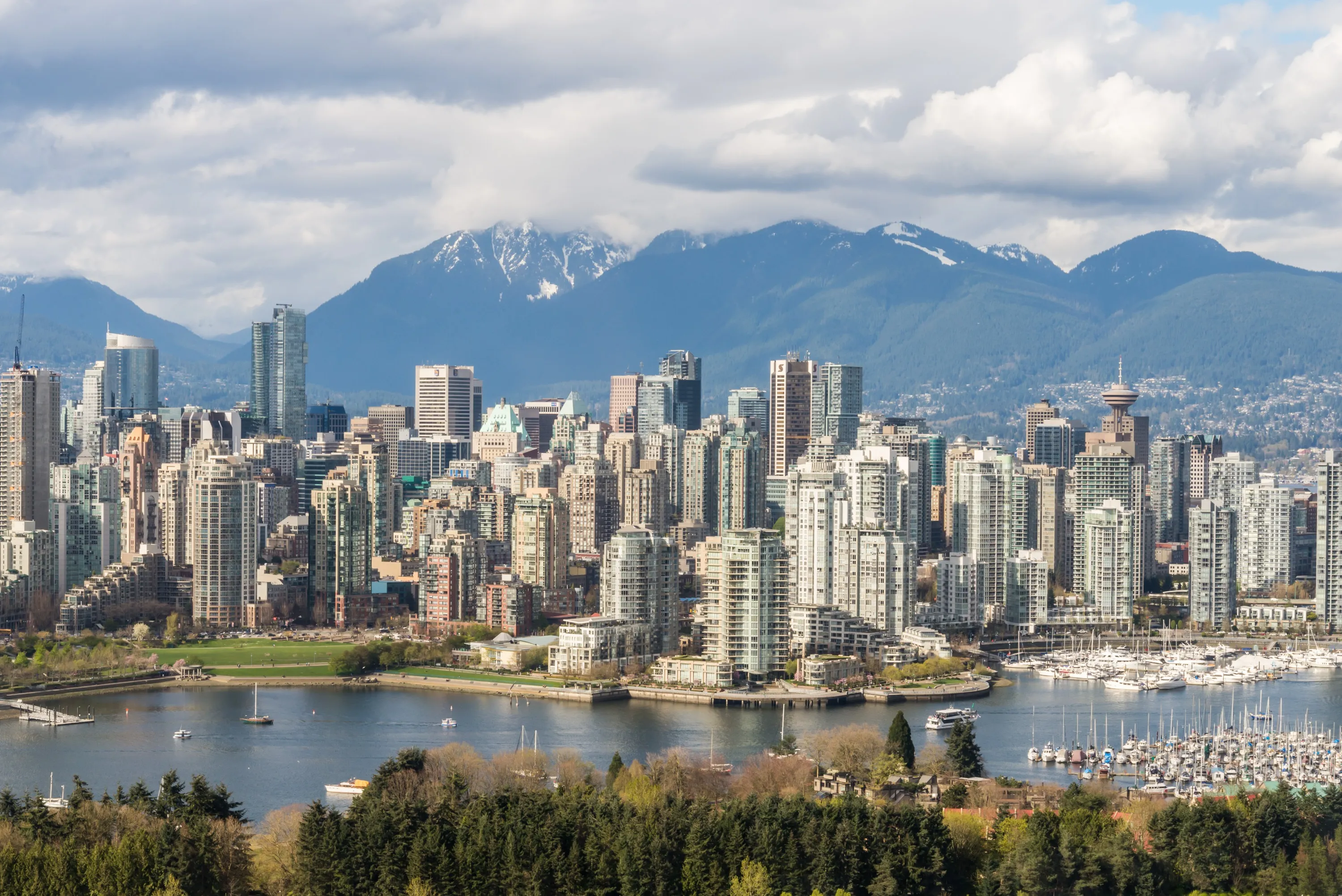 Vancouver aerial view